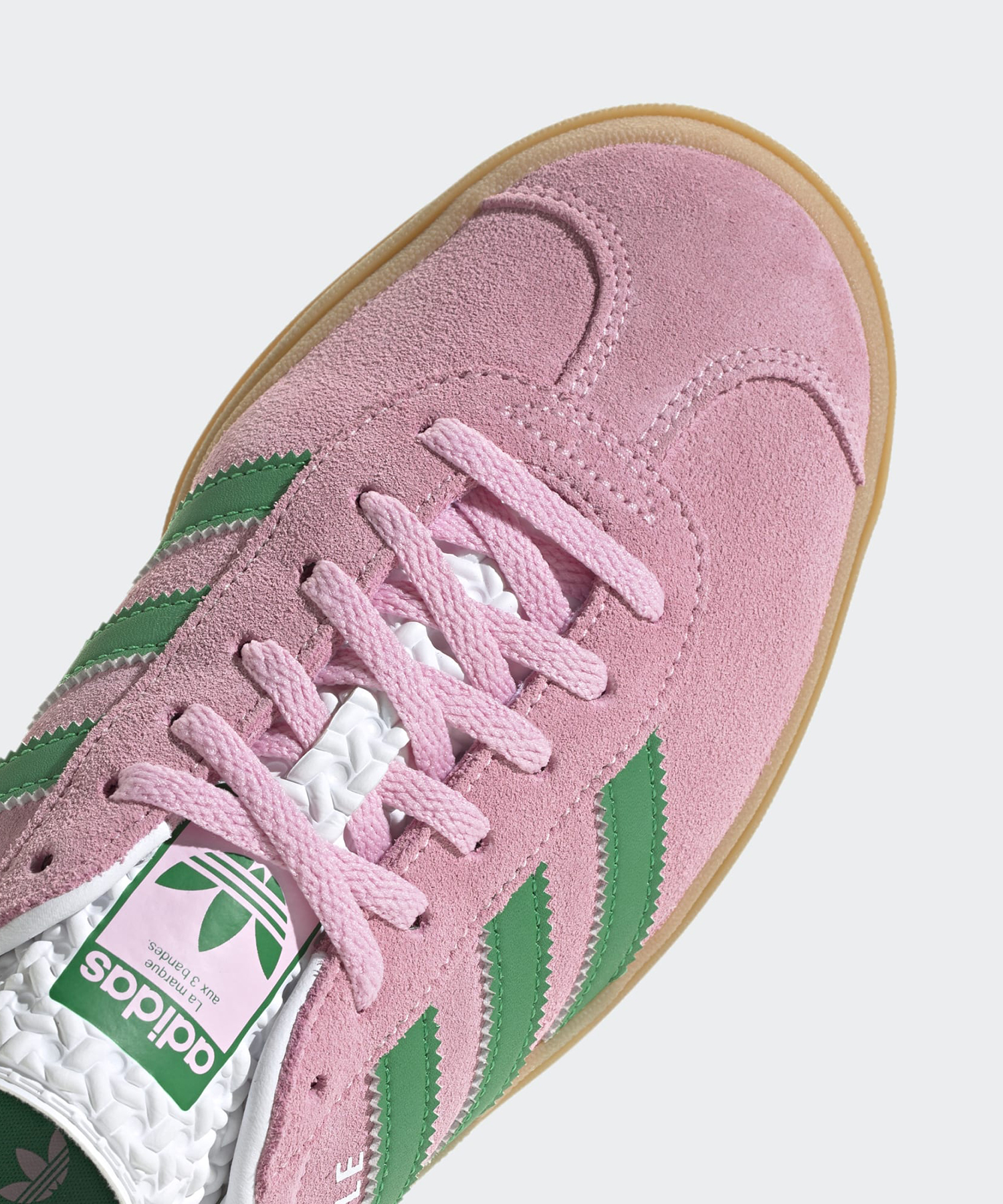 Adidas阿迪达斯24SS三叶草GAZELLE BW厚底休闲女鞋 IE0422 IE0420 - 图0