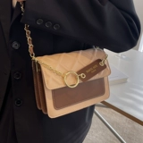 Универсальная небольшая сумка, сумка через плечо, сумка на одно плечо, цепь, изысканный стиль, коллекция 2022, в западном стиле, на цепочке