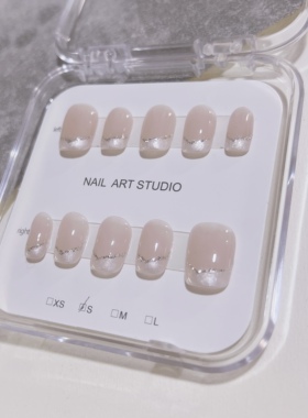 穿戴美甲成品光疗手工假指甲贴片