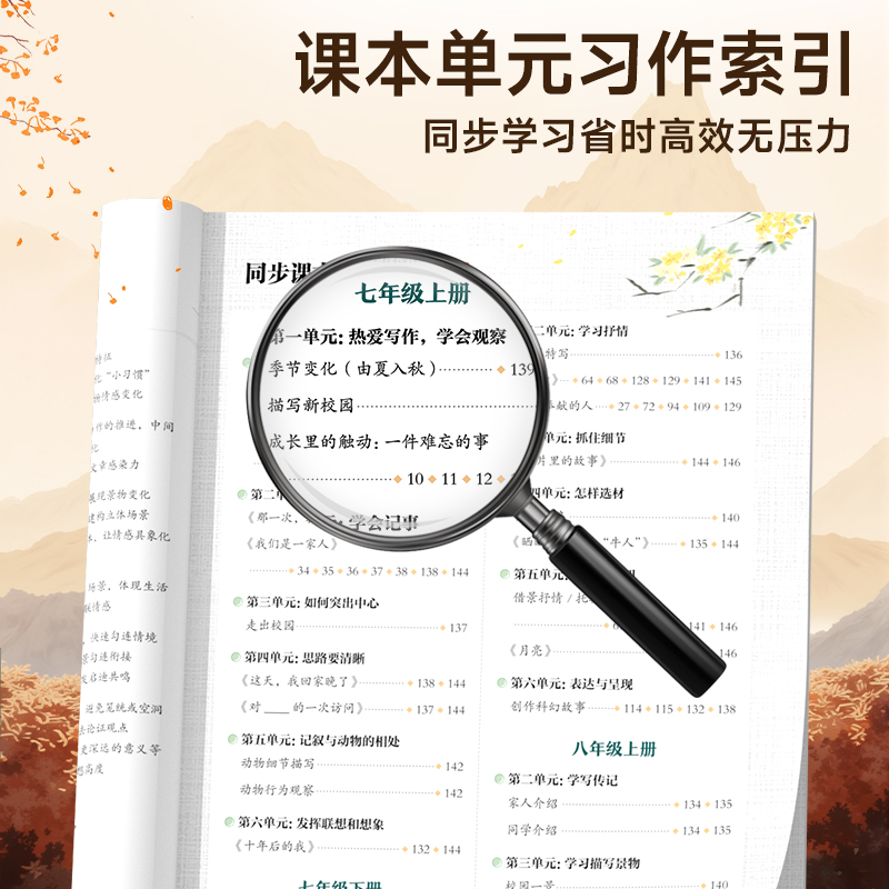 时光学初中作文高分句1200例初一二三作文金句1000例万能公式写优秀作文好词好句好段七八九年级语文同步写作技巧高分素材积累大全 - 图0