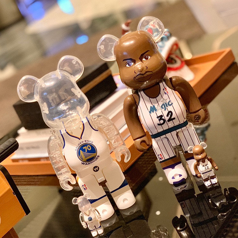 Bearbrick70周年纪念积木熊暴力熊公仔玩偶NBA潮玩手办400%1000% - 图1