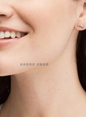 欧美时尚ks镶嵌水晶蝴蝶结小耳钉Ready Set Bow Pave Bow Studs