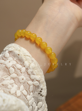 2023新款女黄玛瑙手链