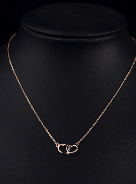 吊坠微镶设计感短款女链夏季