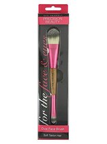 Bamboo Double Ended Face Brush with 100% Soft Taklon Hair Bamboo