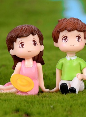 造景可爱风塑料蛋糕仰望小饰品