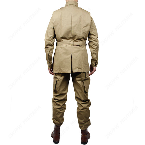 美式复古 M42伞兵服套装 101\82空降师空降兵 复刻军事风 工装服 - 图1