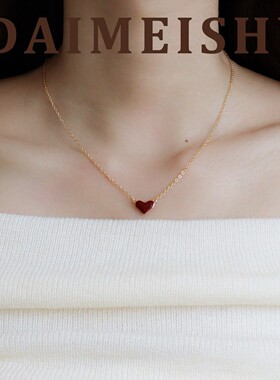 时尚精致小巧爆闪碎冰冰龙鳞钱币吊坠项链轻奢感百搭锁骨链女