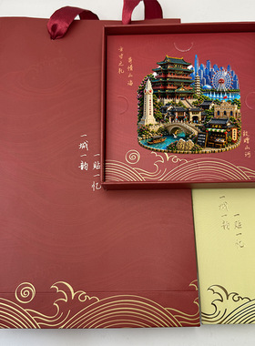 南昌文创冰箱贴2026新款金属浮雕磁贴滕王阁旅游纪念品伴手礼物