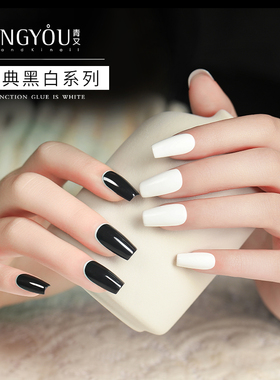 limitpretty一笔上色甲油胶特白