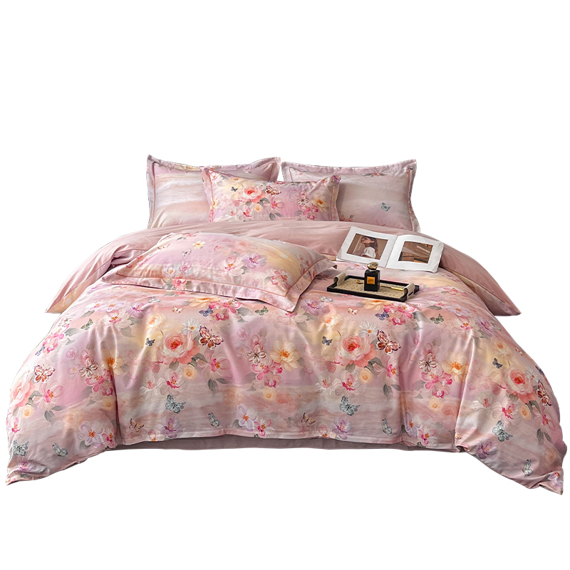 2025新款全棉加厚磨毛四件套纯棉100棉秋冬款床单被套家纺床品 - 图3