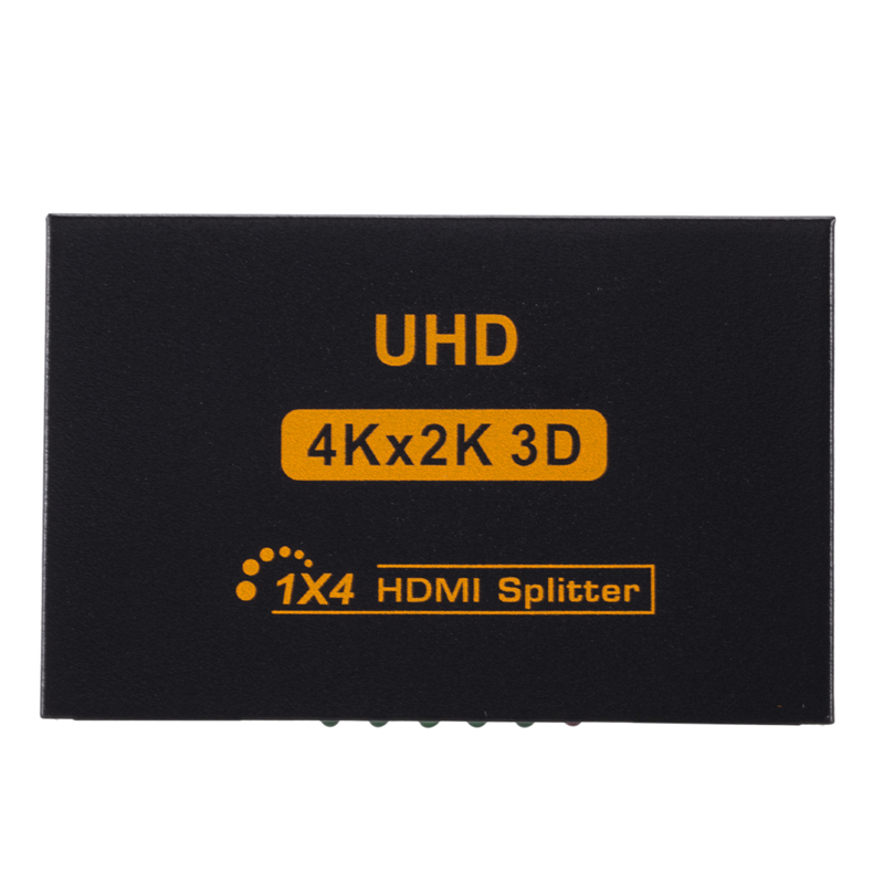 超高清4K 2K铁壳hdmi分配器1进4出一分四视频分屏器4口1X4 2160p - 图2