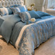 High-end Class A long lint cotton four-piece set full cotton