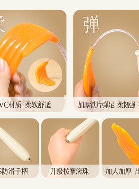 加厚拍痧板经络拍打专用按摩手掌养生棒巴掌拍小黄手拍八虚经络拍