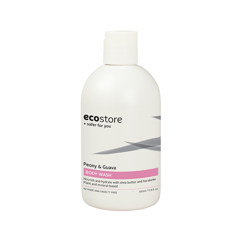 新西兰ecostore宜可诚牡丹番石榴沐浴露温和植萃洗护沐浴露350ml
