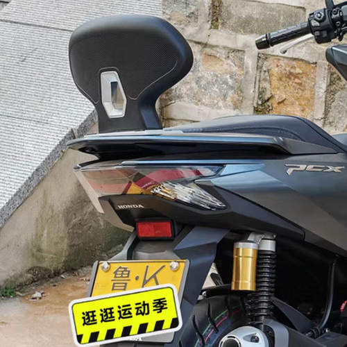 适用21-25本田pcx160改装靠背pcx配件靠背pcx150后靠背加厚倚靠垫 - 图2