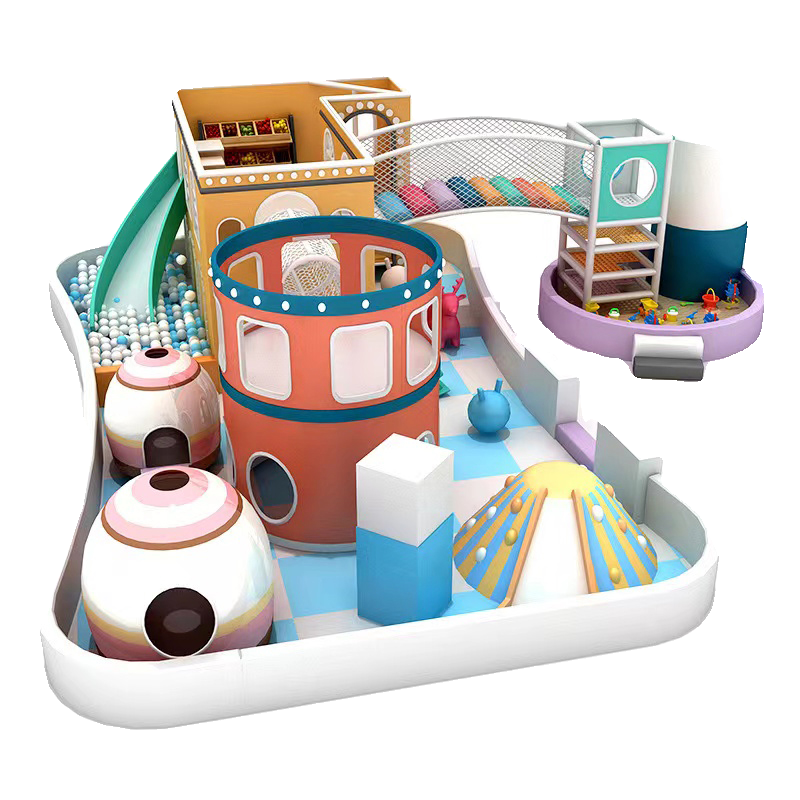淘气堡家庭儿童乐园蹦床滑梯球池亲子餐厅家用娱乐设备幼儿园设施 - 图3