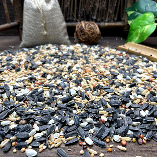 炫料中型鹦鹉粮玄凤牡丹食物鸟粮鸟食混合粮营养粮1斤装真空包装 - 图1