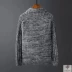 Luo Nie 2019 mùa thu mới áo len màu rắn nam thoải mái áo len nam len [không nhầm lẫn chim] - Cardigan Cardigan