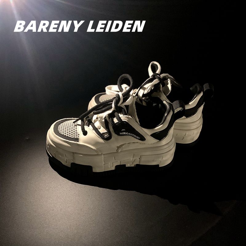 BARNEY LEIDEN 闭眼买买！ 厚底女板鞋 增高老爹鞋 - 图0