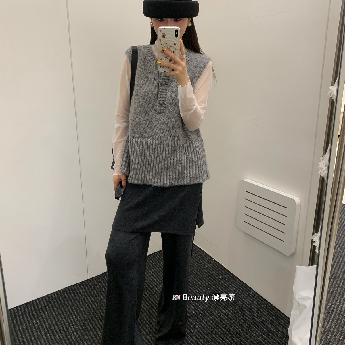 NONO/Beauty-26年早春彩色圆领无袖马甲背心保暖毛衣0379,淘宝优惠券,粉丝福利购,淘宝优惠卷