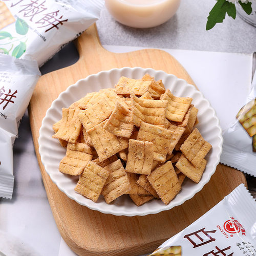 台湾日香白胡椒饼办公室零食品小吃咸味饼干锅巴薄脆冬笋饼豌豆饼 - 图2