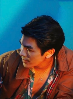 Mileapo陈立波张泽毅同款十字花锁头项链套装