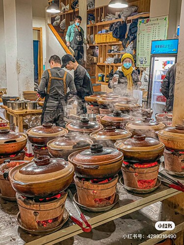 炭炉打边炉锅老式港式砂锅木炭炉商用火锅碳炉红泥炉子羊肉汤火锅 - 图1