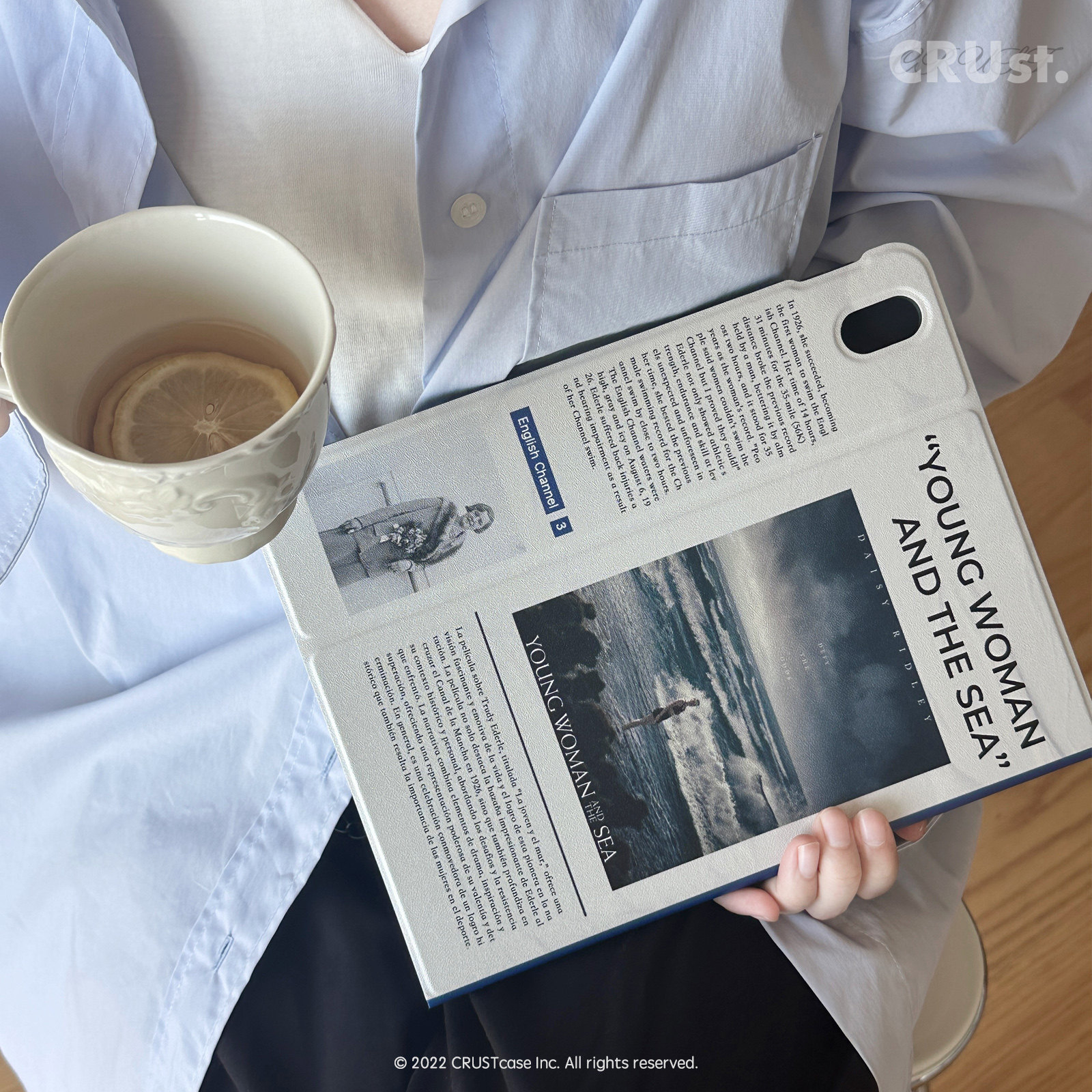 创意报纸风iPad保护套pro11air4/5/6/7磁吸带扣平板壳适用苹果mini6书本款12.9高级感保护壳带笔槽10.2/5,淘宝优惠券,粉丝福利购,淘宝优惠卷