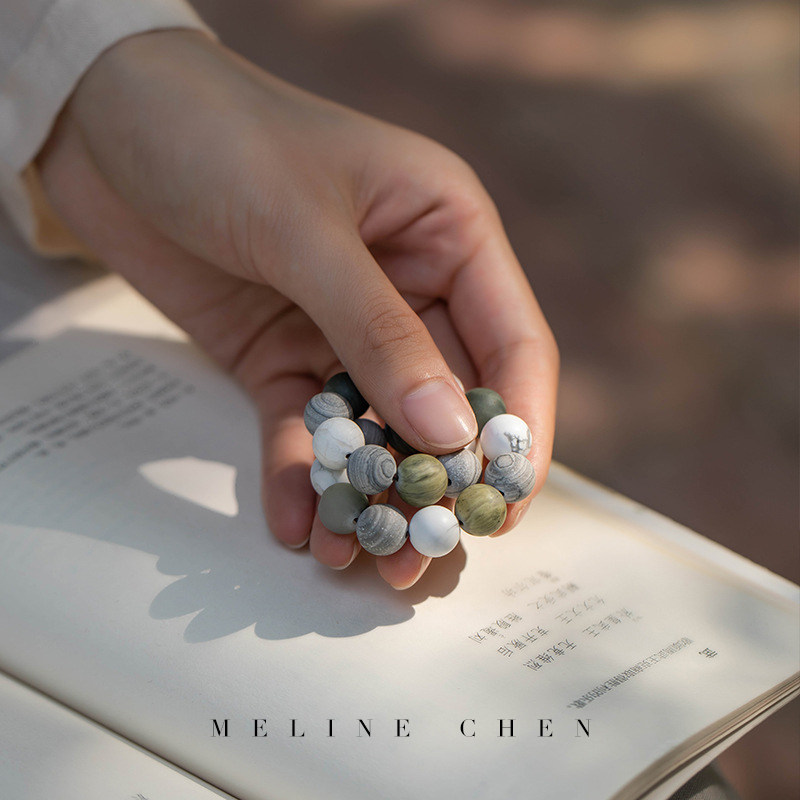 MELINE CHEN 新中式文艺创意小众设计高级感国潮复古情侣百搭男女,淘宝优惠券,粉丝福利购,淘宝优惠卷