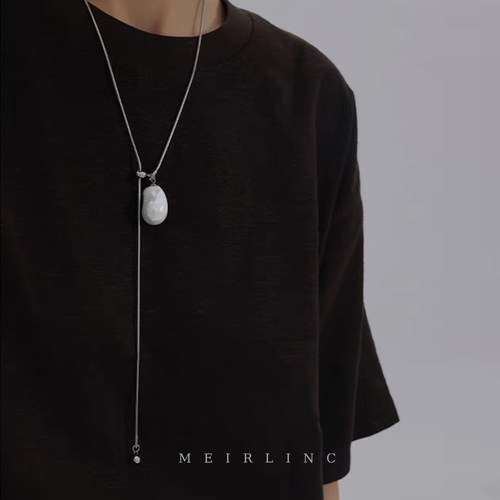 MEIRLINC 简约复古时髦老钱风欧美花小众设计高级感瓷情侣百搭ins - 图0