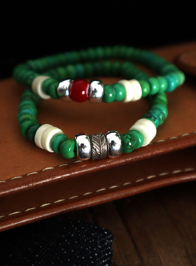 手工制作手串925纯银原创设计