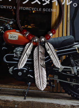 男女通用925纯银日潮吊坠项链