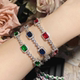 Dinner Gemstone Candy Series Light Luxury Love Colorful Bracelet