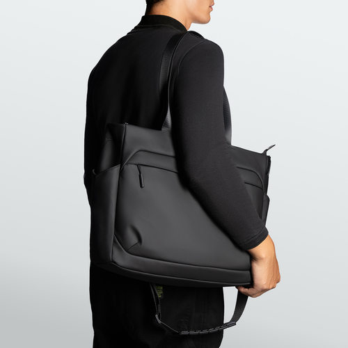 马可莱登男士手提包电脑包单肩斜挎包高档公文包商务托特包男款 - 图2