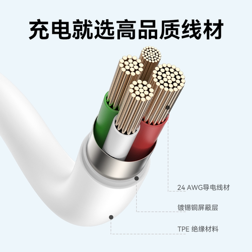 Anker安克适配苹果mfi认证手机快充数据线适配iPhone15苹果1413充电线USBA转Lightning快充线promax正品旗舰