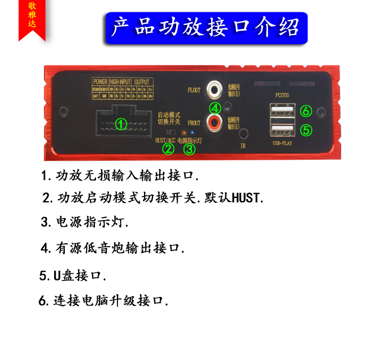 汽车功放DSP数字无损专车专用改装AB类车载音响处理器蓝牙调音U盘-图0