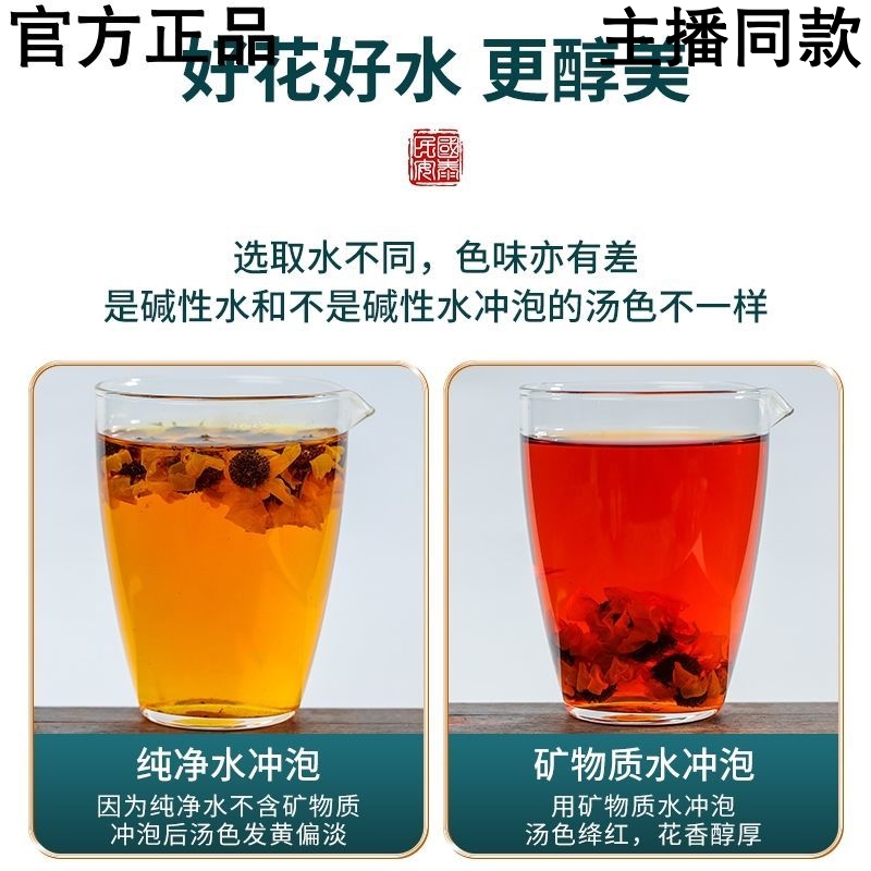 新疆昆仑雪菊拍一发四20g/罐农副产品泡水喝PICC承保手工采摘-图0