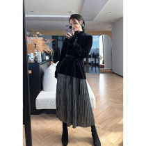 MEYANG MEIYANG Galactic Skirt Diamond Sensation of Silver Pearlescent Yarn) Sparkling Josei ~ Gorgeous Plexu Skirt