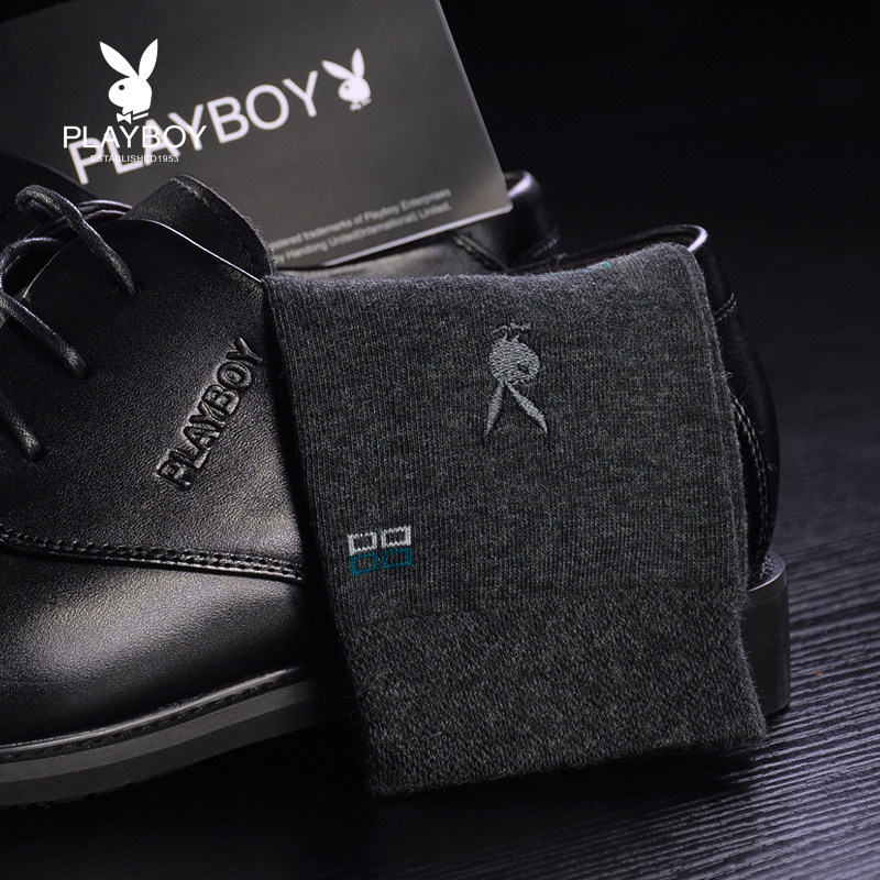 花花公子男士夏天全棉防臭纯棉袜 露莱丝服饰短袜/打底袜/丝袜/美腿袜