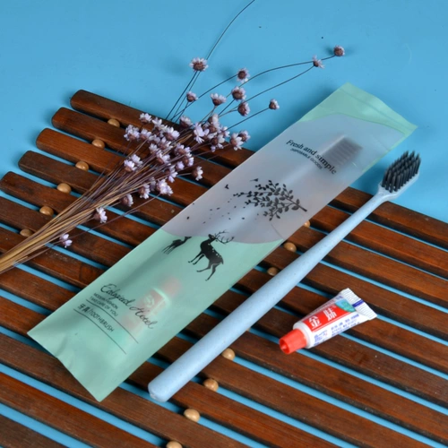 Мягкая одноразовая зубная щетка, зубная паста, комплект