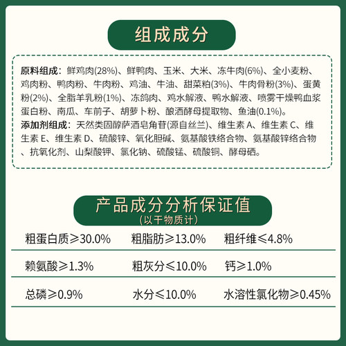力狼狗粮幼犬成犬40斤鸡肉20公斤藏獒拉布拉多德牧萨摩金毛哈士奇 - 图1