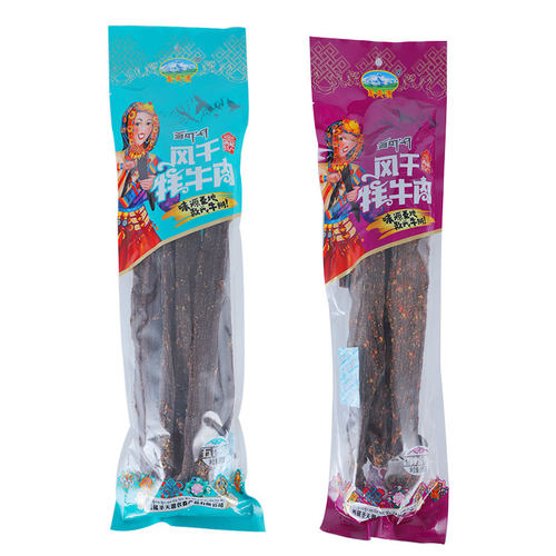 西藏特产圣天源风干牦牛肉长条牛肉正品嚼劲十足超干500g拉萨发货 - 图3
