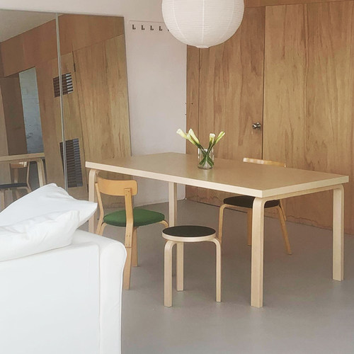 sort芬兰Artek餐桌饭桌书桌复古实木桌子北欧现代简约AALTO TABLE - 图1