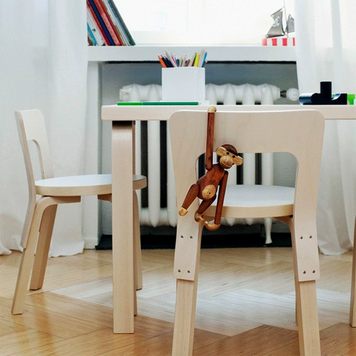 Сортировать Finland Artek Импортировал северный детский кресло -стул задних кресел, детское кресло N65