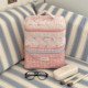 Large capacity hand-held girl's heart cosmetic storage bag