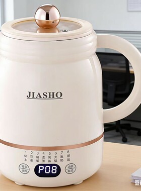 德国电热水杯小型便携式烧水杯多功能恒温办公室热牛奶迷你电炖杯