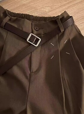 NAGAWL美式复古潮牌百搭休闲腰带裤带cleanfit潮搭皮带男女同款
