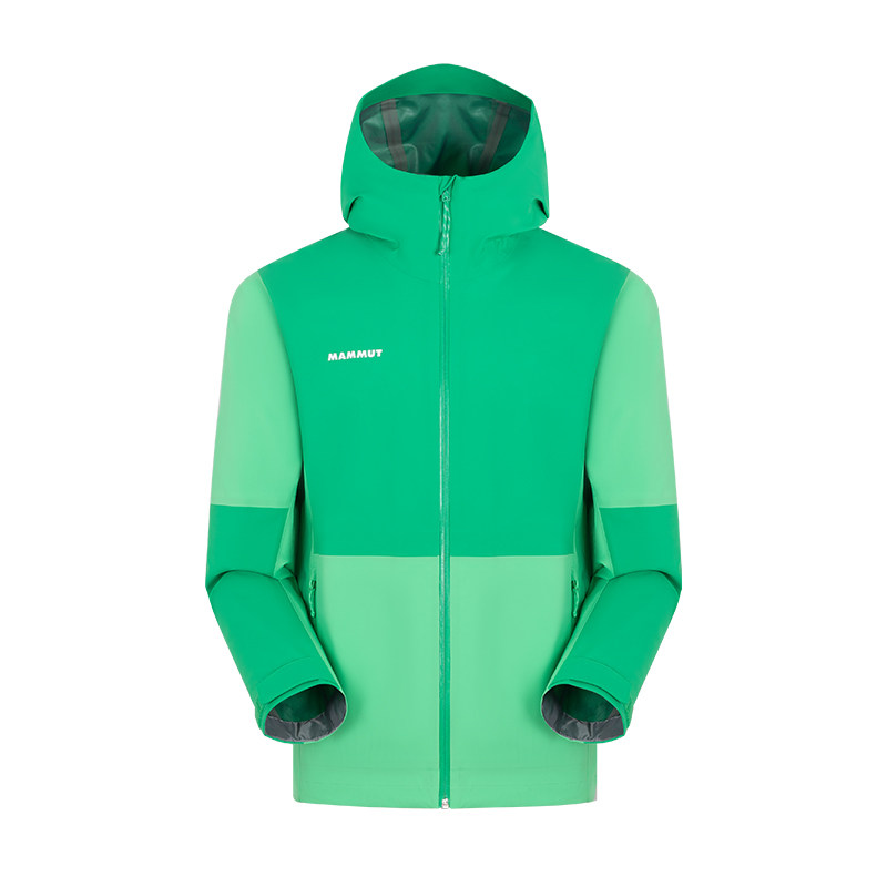 【门店爆款】MAMMUT猛犸象Linard Guide男士轻质防风防水硬壳夹克 - 图3