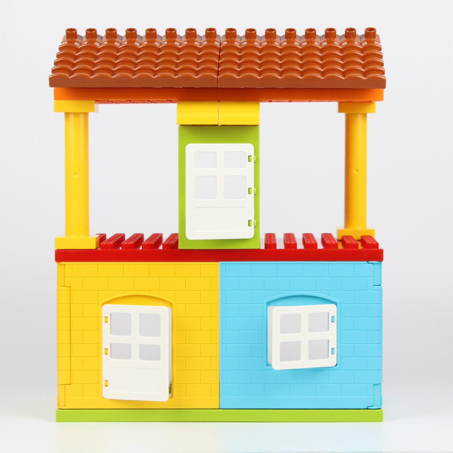 大颗粒积木配件双面底板房子搭建地板72孔16x8矮板4x8DIY建筑零件,淘宝优惠券,粉丝福利购,淘宝优惠卷